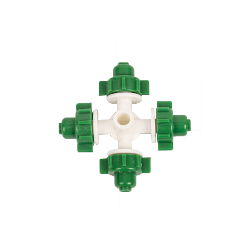 YR9822A หัวฉีดสปริงเกลอร์ไมโครอะตอม 4 ทาง YR9822A หัวฉีดสปริงเกลอร์ไมโครอะตอม 4 ทาง